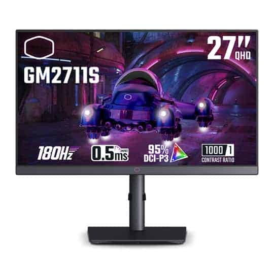 Cooler Master 27" Quad HD 180Hz Adaptive Sync Monitor